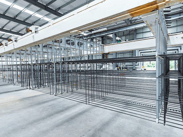 Ligne de convoyeur d'immeuble en mailles