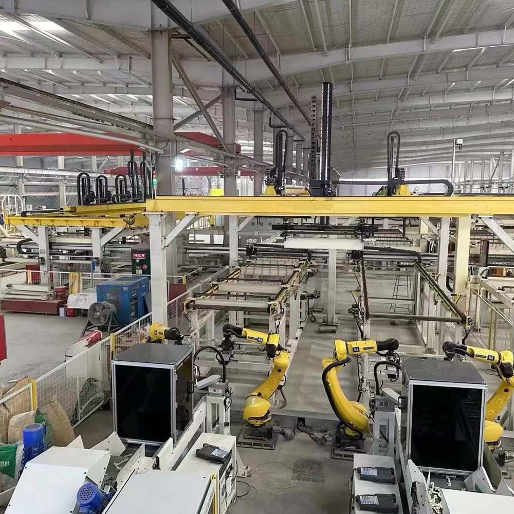 Système de fabrication de maillage en acier de mise en réseau automatique