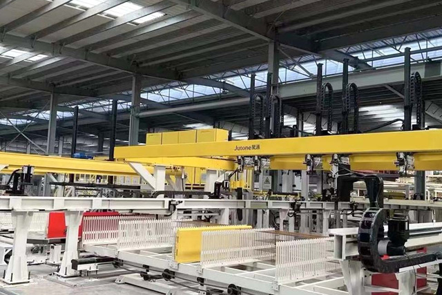 Section de fabrication et de circulation de maillage en acier automatique