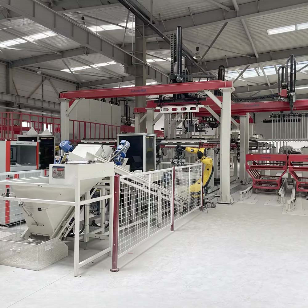 Système de fabrication de maillage en acier de mise en réseau automatique