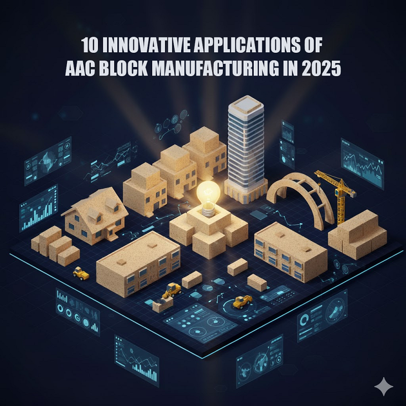 10 applications innovantes de la fabrication de blocs AAC en 2025