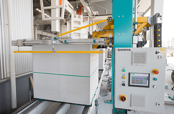 Ligne de production de blocs AAC stable