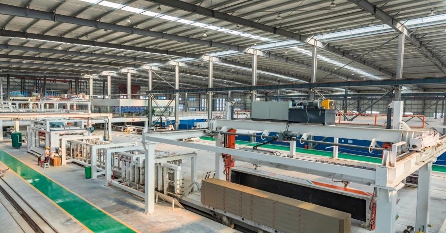 China Taizhou AAC AAC Automatic Lightweight Block & Panel Production Line.webp